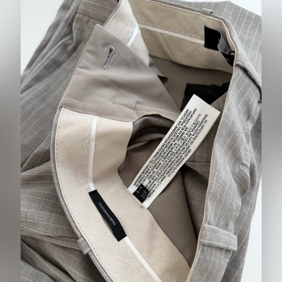 🔥♥️🔥 Massimo Dutti  WOOL PINSTRIPE TROUSERS SIZE Small/ 6 US - Picture 13 of 14